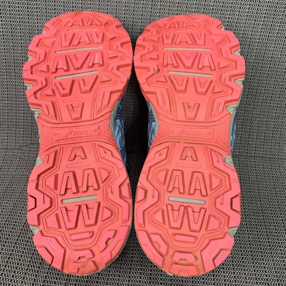 Asics Gel-Venture 6 Womens Size 10 Gray & Orange Running Shoes - Picture 7 of 9